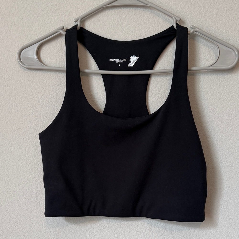 Fundamental Coast Black Sports Bra Women’s Size‎ Small